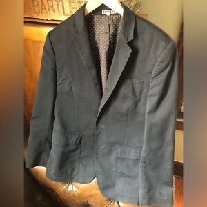 Express Men’s Dark Navy Photographer Blazer Sport Coat
